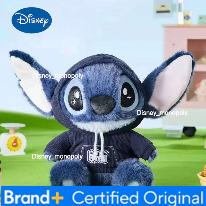 Disney Hot Stitches With A Hat Cute Cartoon Character, Children's Plush Toy Sleeping Pillow, Decoration, Gift*** H260126
