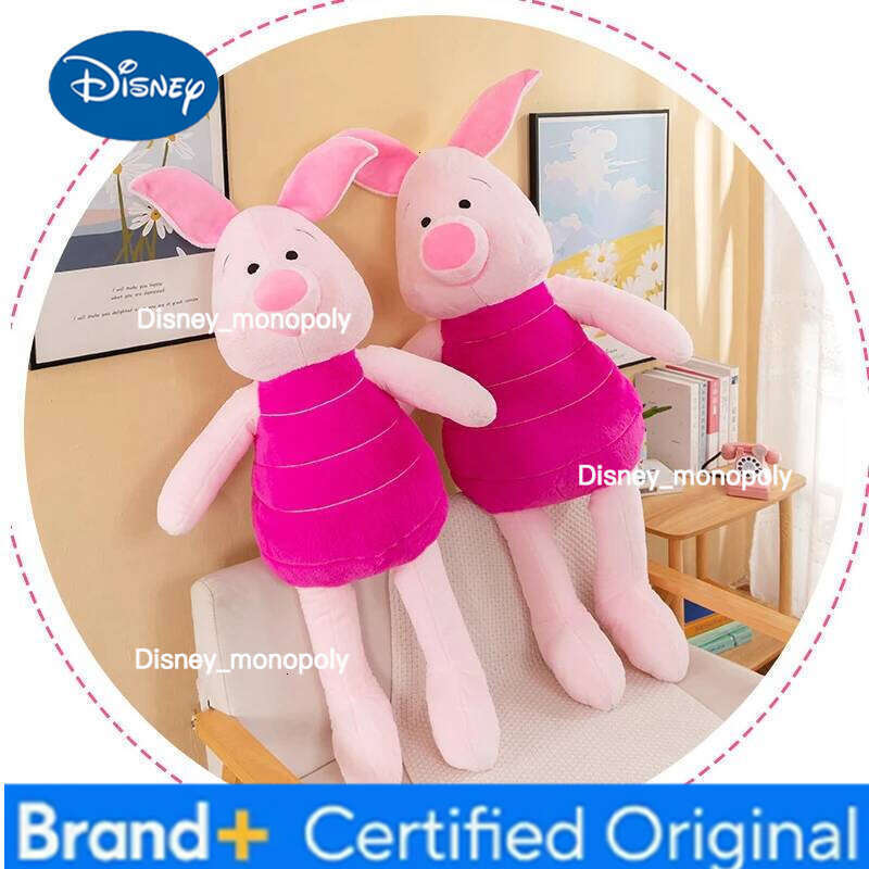 Disney 120cm Pink Piglet Plush Winnie The Pooh Cute Toys Cartoon Stuffed Anime Plushie Big Piggy Doll Kid for Gifts H2601261