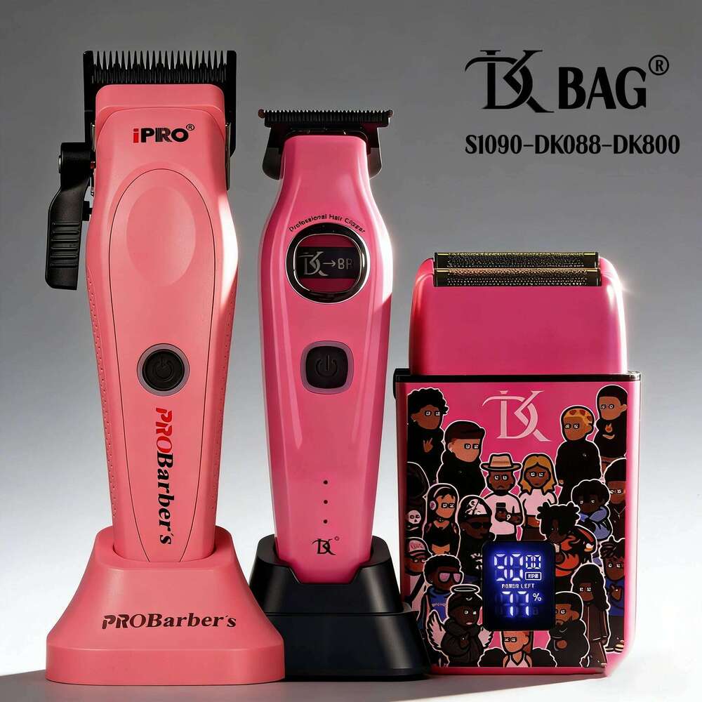 S1090 DK088 DK800 Professional Barber Hair Clipper Trimmer 7500RPM Base DLC Ceramic Shaver 3-speed Adjustment 9000RPM 26Y0126