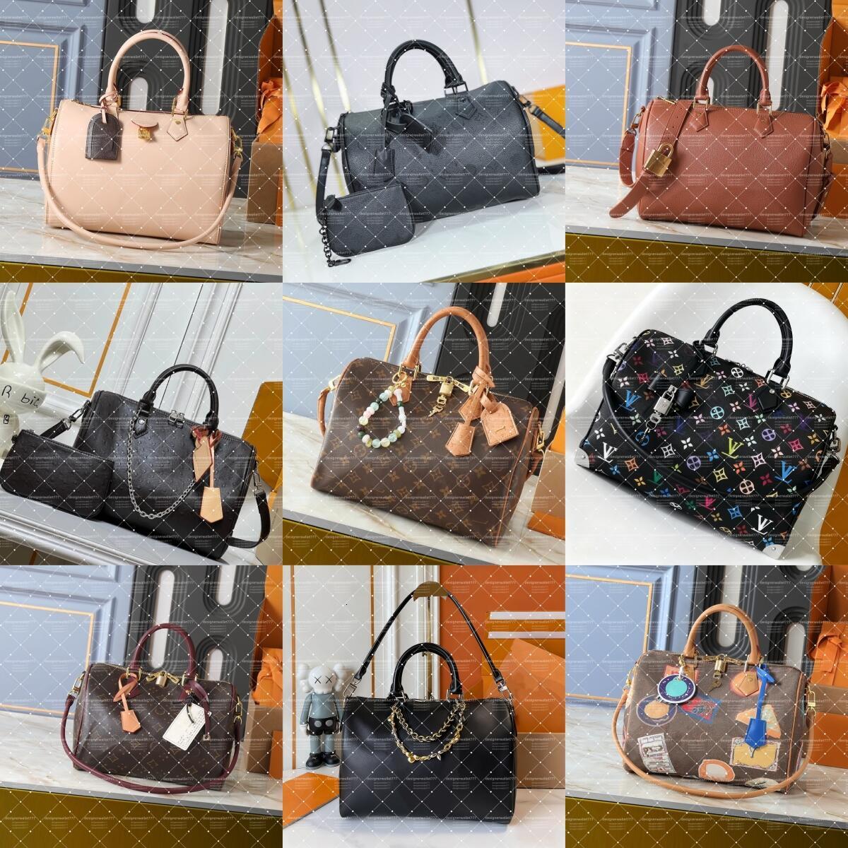 10A designer bag Mirror Quality Pillow bags Soft 30 P9 Top leather Boston Crafty handbag shoulder bag women handbags cross body speedytote travel bags