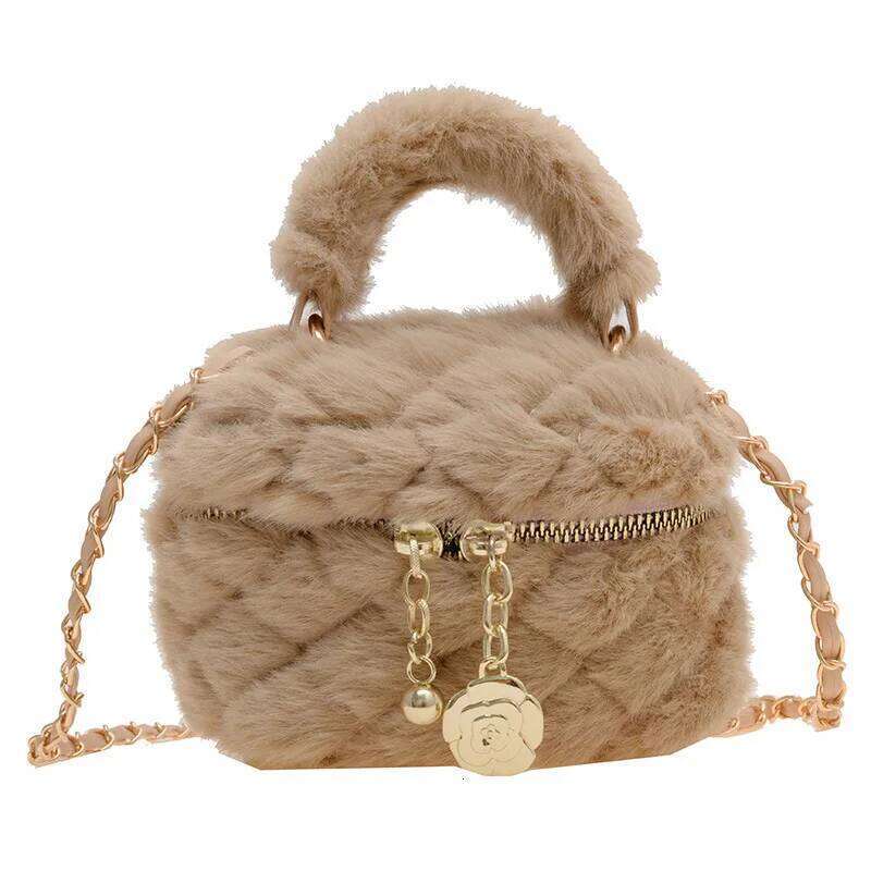 Children's Mini Shoulder Crossbody Bag Fashion Handbag with Mesh Chain New Autumn Winter Style XJ260125