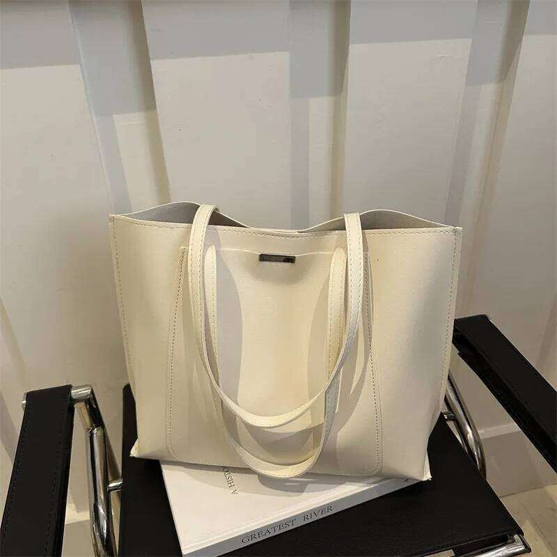 New large-capacity shoulder trendy tote bag, new retro commuter handbag XJ260125