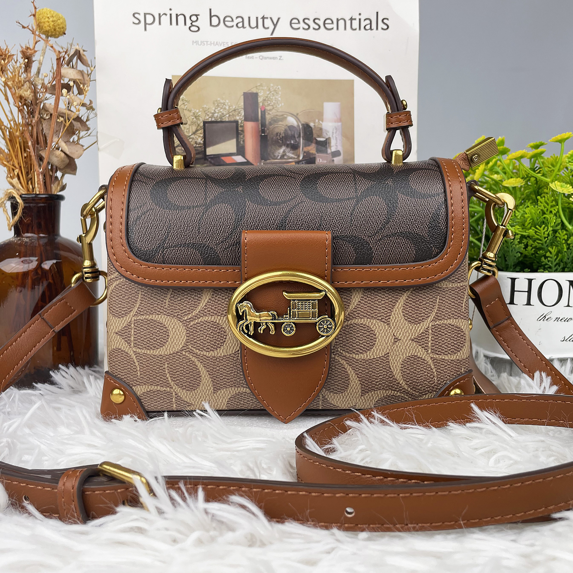 Small Bag Female Fashion Fashion This Year Popular Crossbody Bag Handbag Senior Sense Box Bag 2026s hot