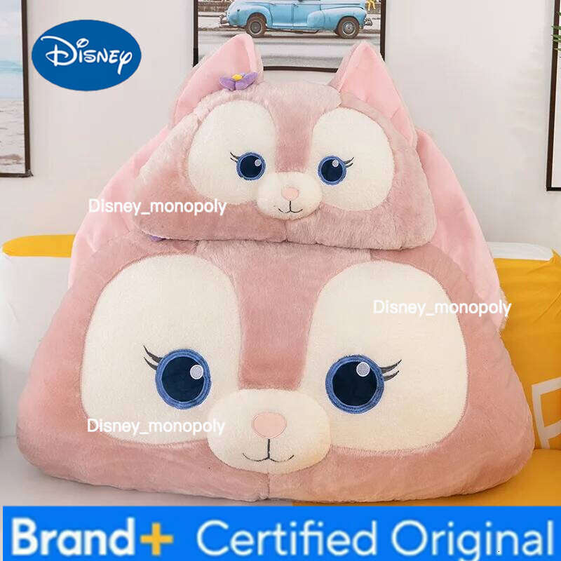 Disney Linabel Plush Pillow Toy Kawaii Stuffed Doll Cartoon Anime Animal Cushion Fluffty Home Decor Kid Gifts H260126