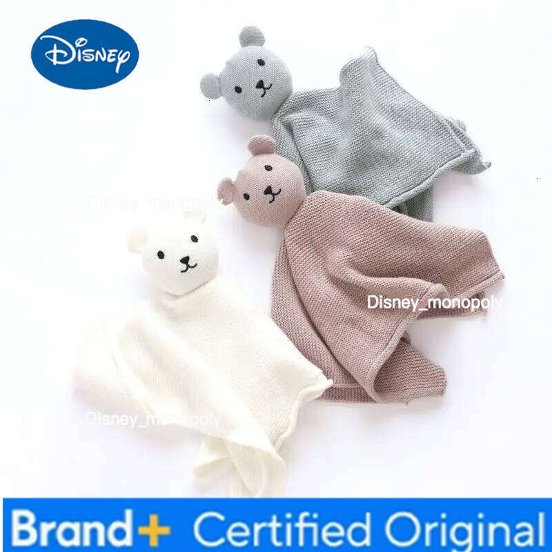 Disney K1MA Bear Snuggle Toy Infant Soothe Appease Towel Blanket for Toddlers Newborns H260126