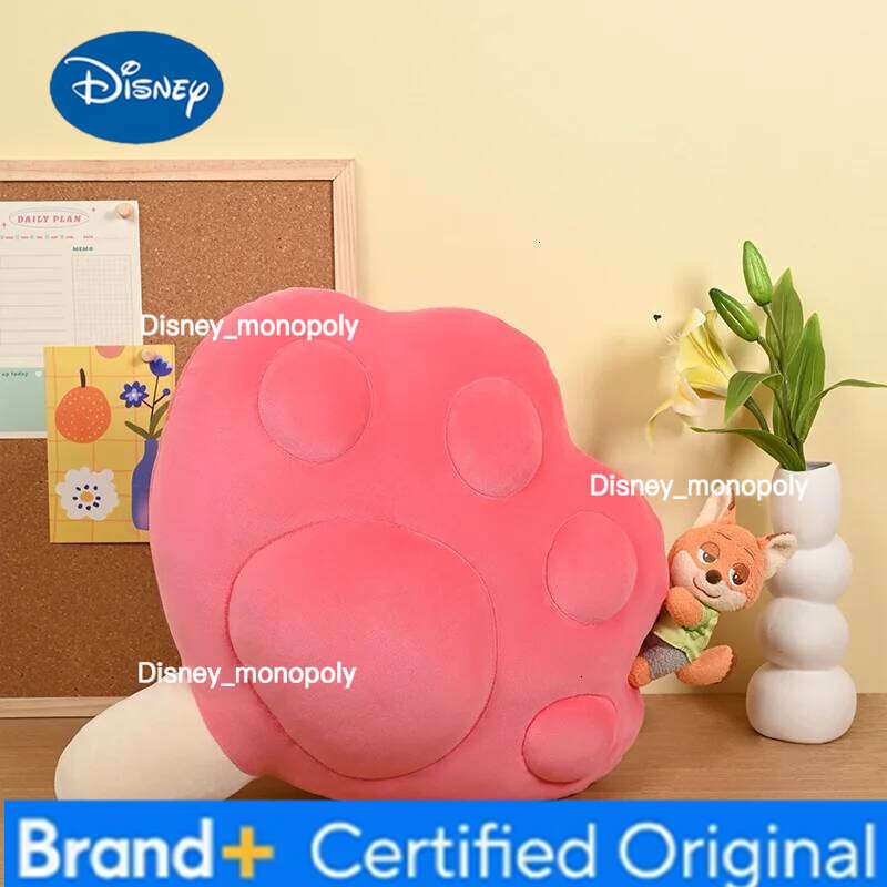 Disney 38cm Anime Figure Zootopia Nick Warm Backrest Cartoon Kawaii Plushies Claw Popsicle Pillow Bedroom Ornaments Girls Surprise Gift H260126