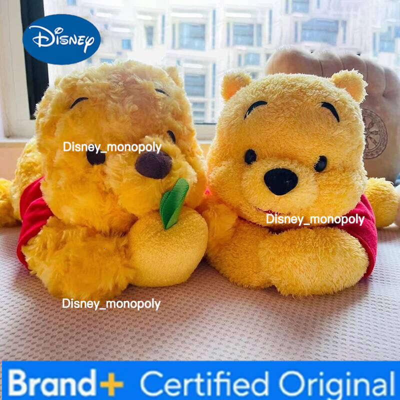 Disney 30/40cm Plush Toy Winnie The Tissue Box Kawaii Anime Sitting Plushie Doll Pooh Bear Stuffed Pillow Gift for Children H260126