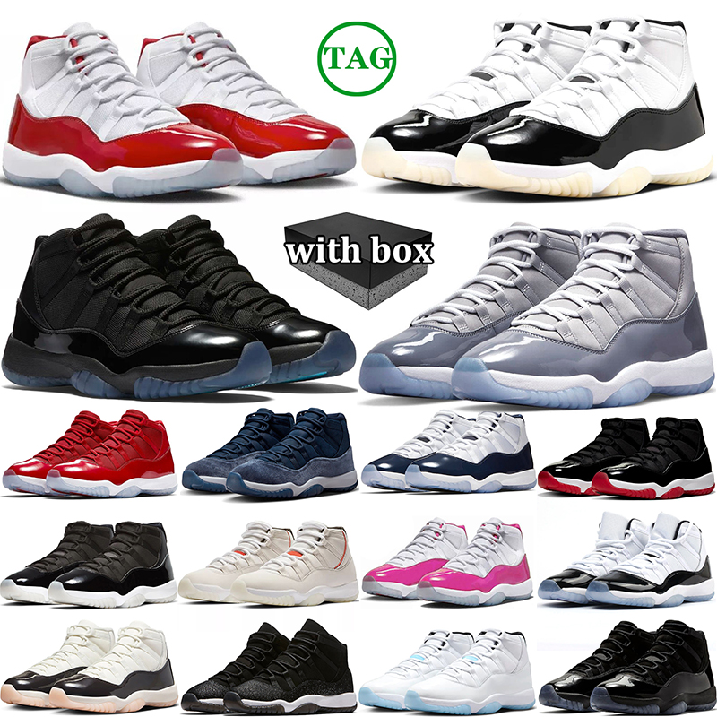 free shipping basketball shoes 11s gamma blue 11 mens trainers Cherry Cool Grey Bred High Low Bred Cement designer sneakers women concord 11s