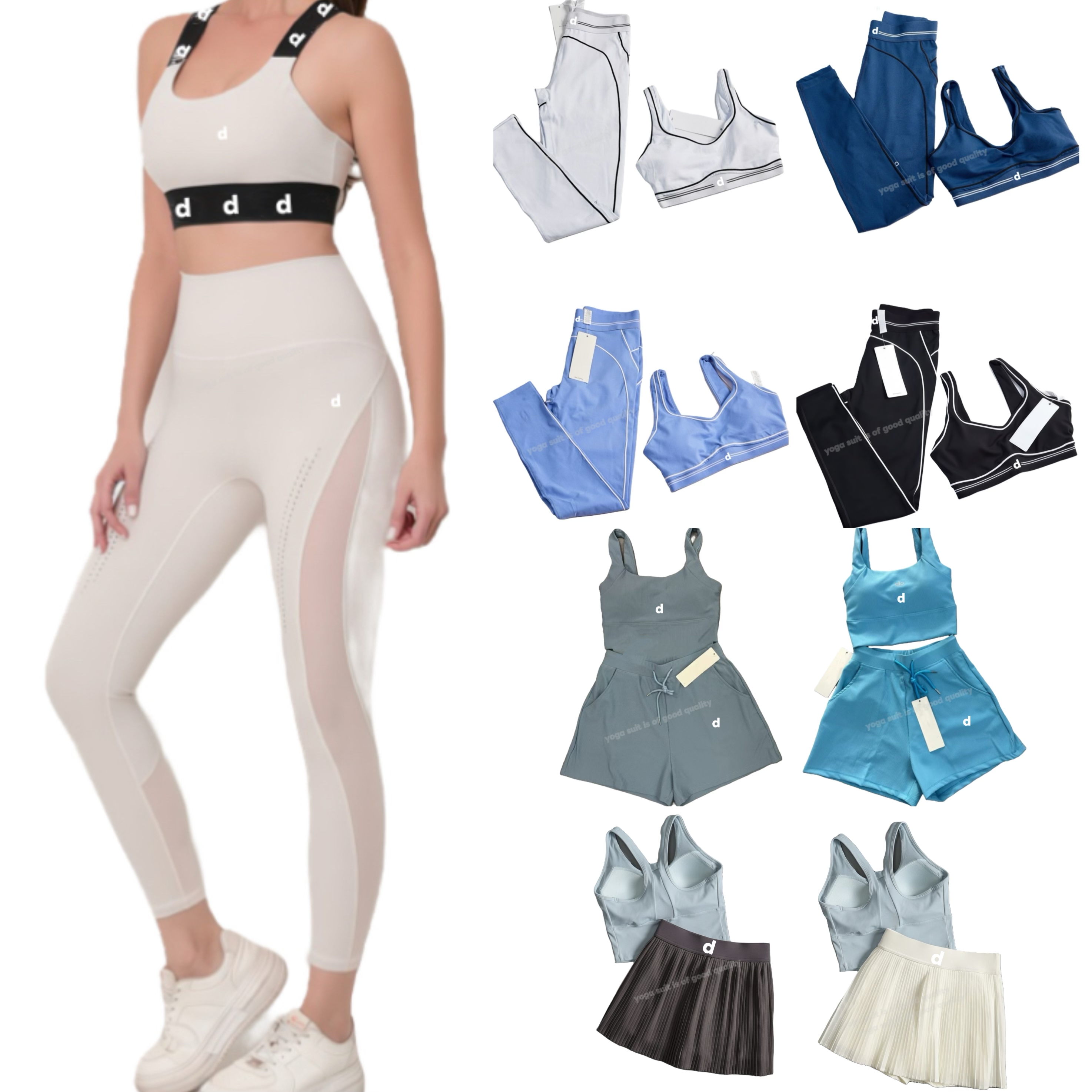 Womens Tracksuits Two Pieces Set Summer New Yoga Set Sports Tank Top High Waist Hip Lifting Compression Fitness Set Designer Yoga Workout Clothes US SIZE