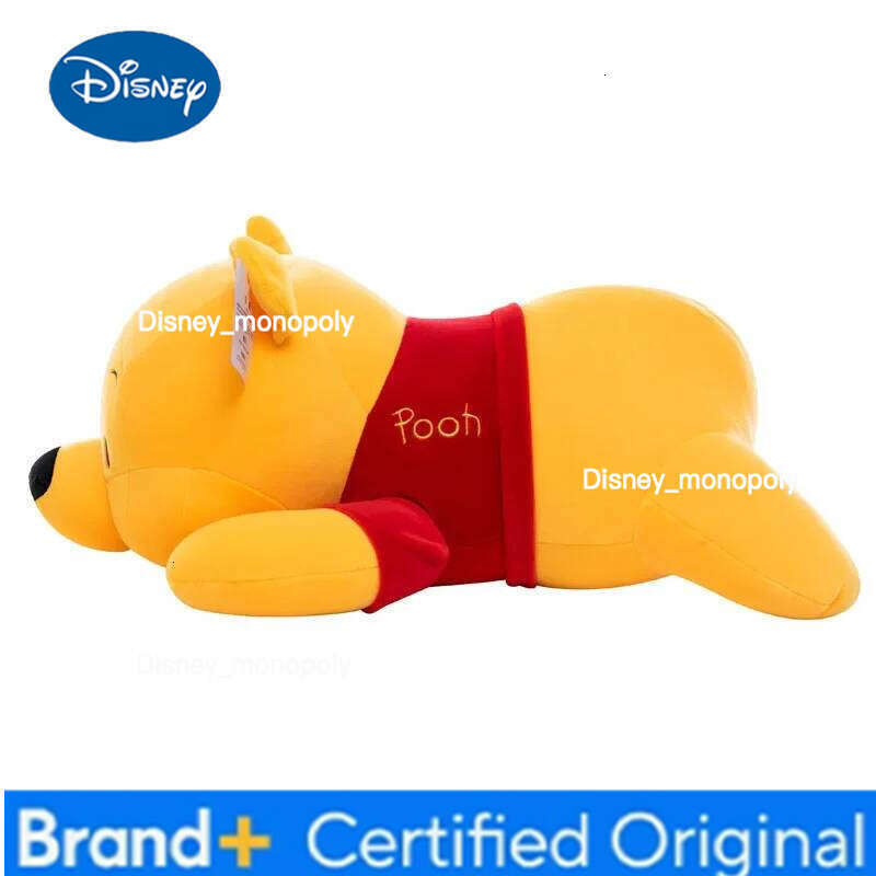 Disney The Plush Doll Prone Posture Winnie Pooh Bear Soft Stuffed Toy Cartoon Pillow Kids Xmas Birthday Gifts H260126