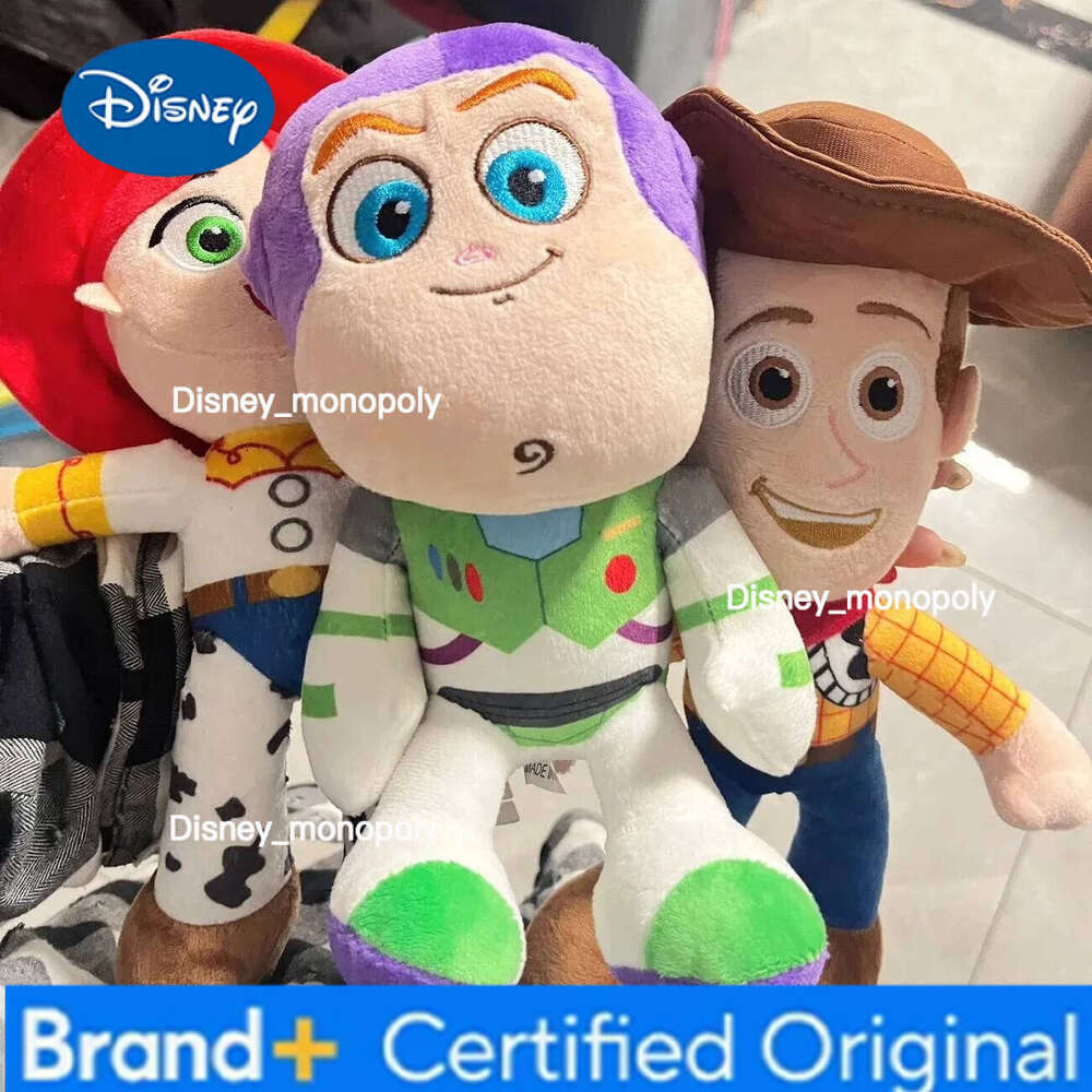 Disney 23cm Cute Woody Buzz Lightyear Plush Toy Lovely Stuffed Anime Jessie Plushies Pendant Cartoon Doll Home Decor Xmas Gift H260126