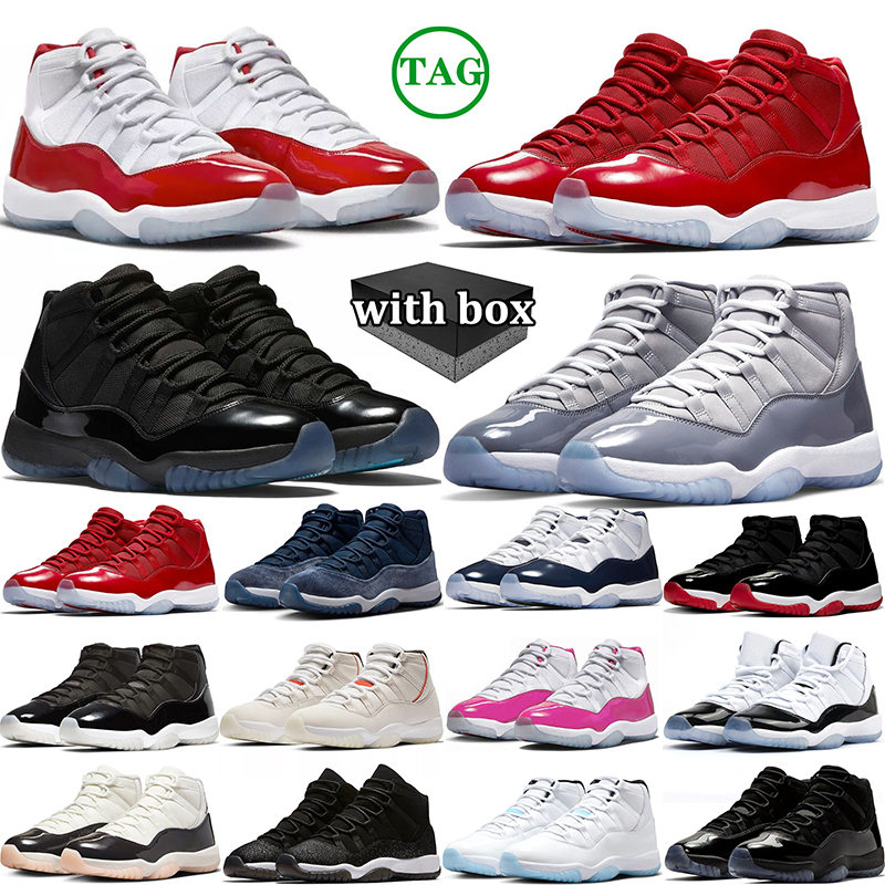 Free Shipping With Box Designer Basketball 11 11s jordanshoes11s Shoes jordan11men sneakers for mens womens bred cherry trainers Sports runners