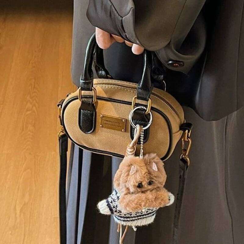 Trendy Foreign Small Round Bags 2026 Autumn Winter New Package Fashion Versatile Handbag Popular Casual Messenger Bag XJ260125