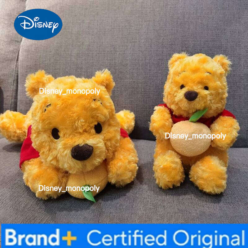 Disney 30/40cm Plush Toy Winnie The Tissue Box Kawaii Anime Sitting Plushie Doll Pooh Bear Stuffed Pillow Gift for Children H260126