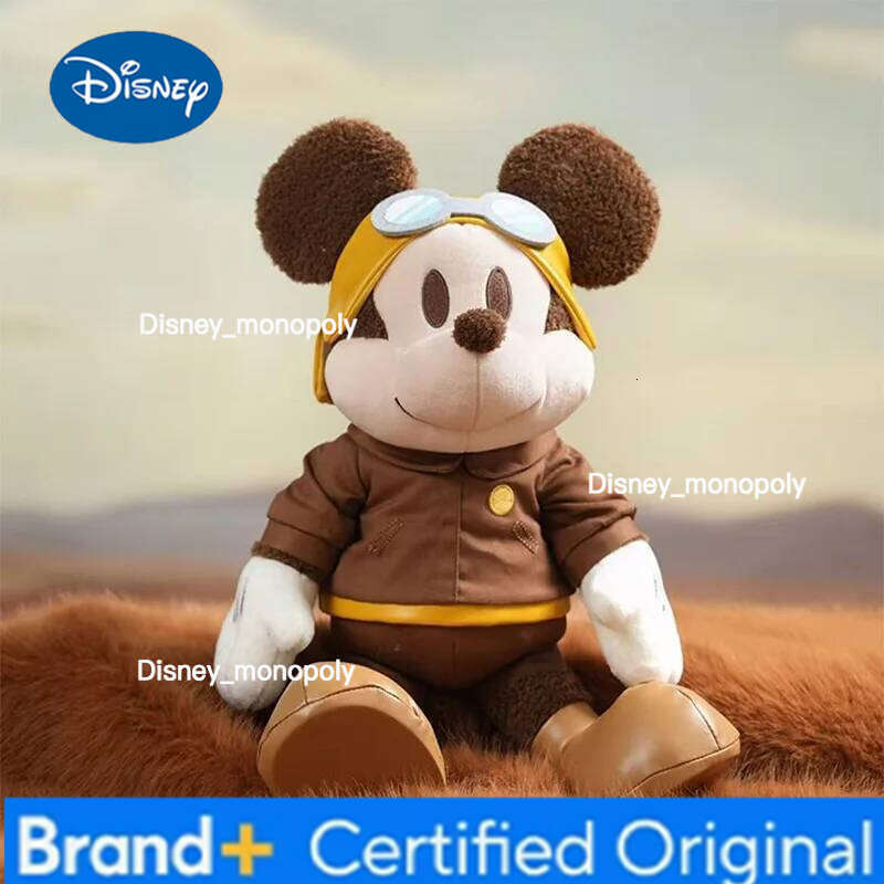 Disney Authentic High quality Minnie Mickey Cartoon Anime Plush Dolls Stuffed Animal Christmas Birthday Graduation Gifts For Kids H260126
