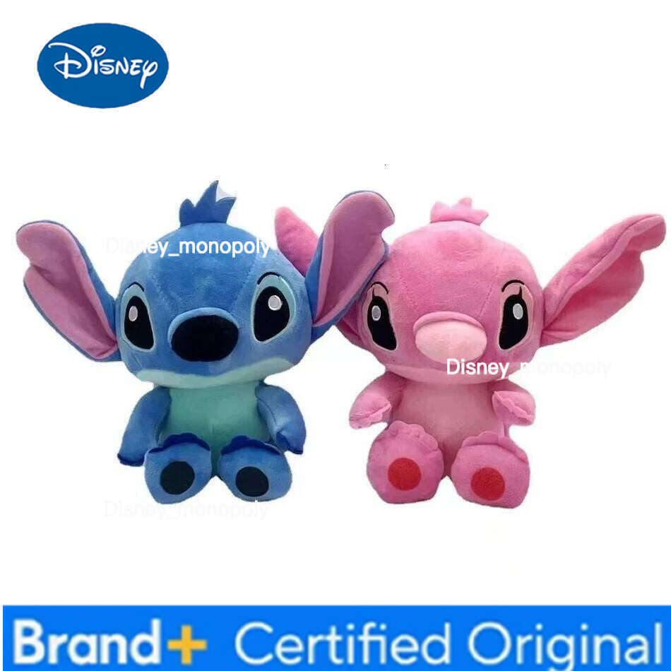 Disney 20cm Stitch Models Cartoon Stuffed Dolls Anime Plush Baby Toys Kawaii Kids Birthday Christmas Gift H260126