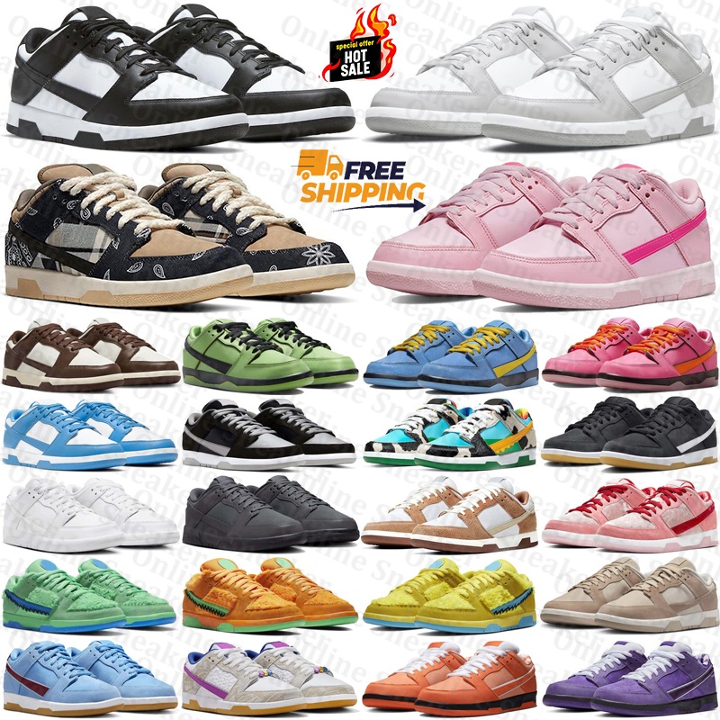 free shipping designer sneakers sb Running Shoes dunckes travisscot trainers travis dunkssb mens dunklows womens duncs low chaussure dunsk