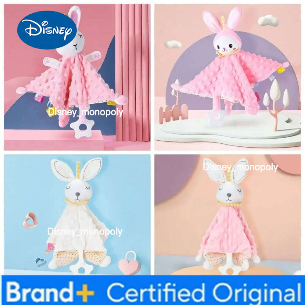 Disney Comforter Baby Security Silicone Teether Stuffed Animal Newborn Saliva Soft Adorable Soothing Doll Towel H260126