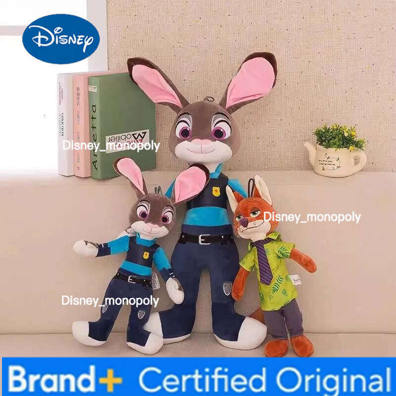 Disney hot toy Cartoon Anime Movie Zootopia 2 Plush Judy Bunny Doll Nick the Fox Soft Stuffed Animals Toys Kids Xmas Gi H260126