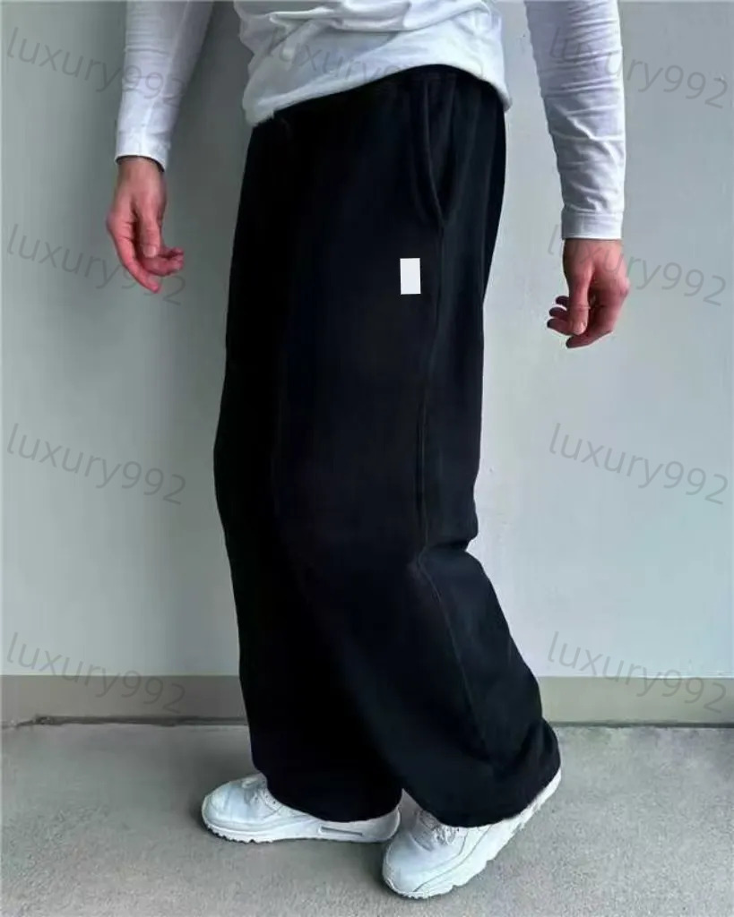baggy polo jogger Loose waist zipper loose solid color sports pants Fashion Mens Designer Men Women Solid Color Pant Trousers Hip Hop Motion Pants For Male XXL ca5