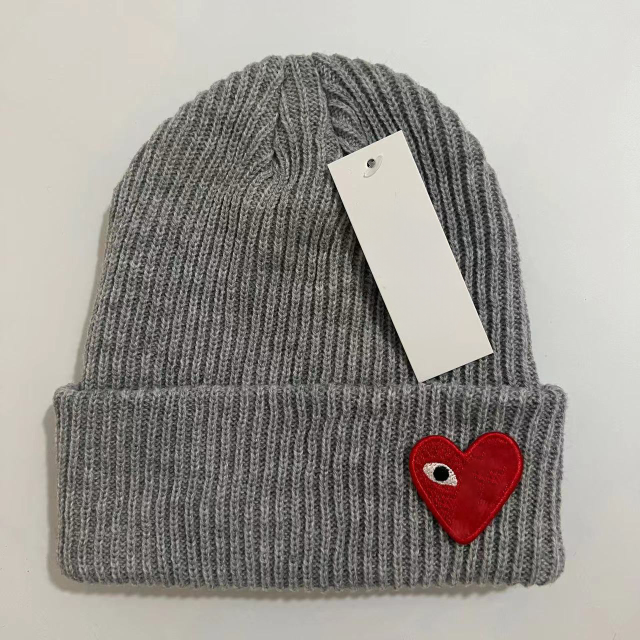 fashion beanie casquette designer beanie Winter knitted beanie designer cap bonnet dressy autumn hats for men women cappelli travel skiing red heart Knitted hat