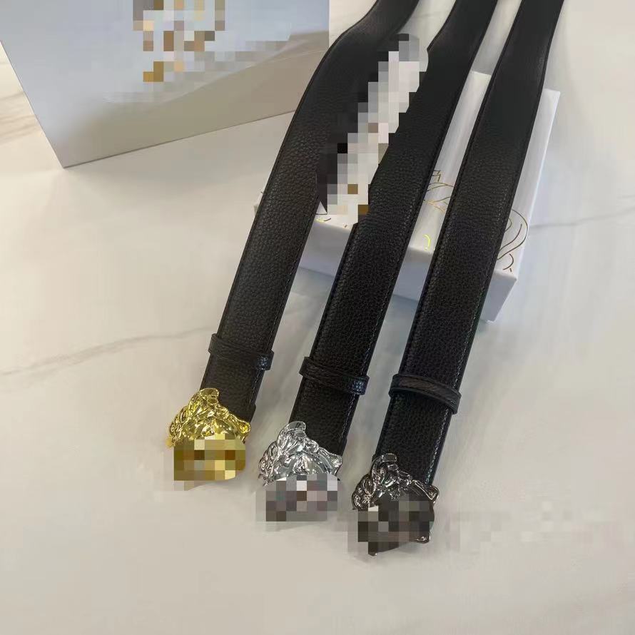 Designer Belts Men's Fashion Belt with Smooth Buckle With Box 4 cm Wide Genuine Leather Belt