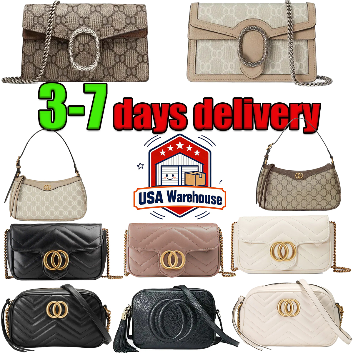 Designer Bags Shoulder Bags Luxury Bags High-Quality Handbags Classics Mini Wallets Women's High-Quality Leather Flap Envelope Bag Crossbody Bag New Purse Camera Bag