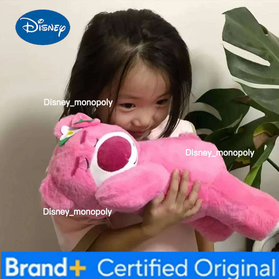 Disney ** Toy Story Lotso Cute Bear Strawberry Sofa Plush Pillow Stuffed Toys Children Girls Friends Festivals Birthday Gift H2601261