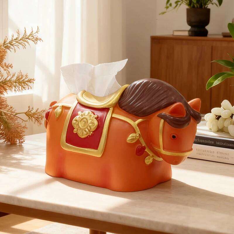 Horse Home Creative Living Room Decoration Ornament Tissue Box Kitchen And Bathroom Storage Supplies