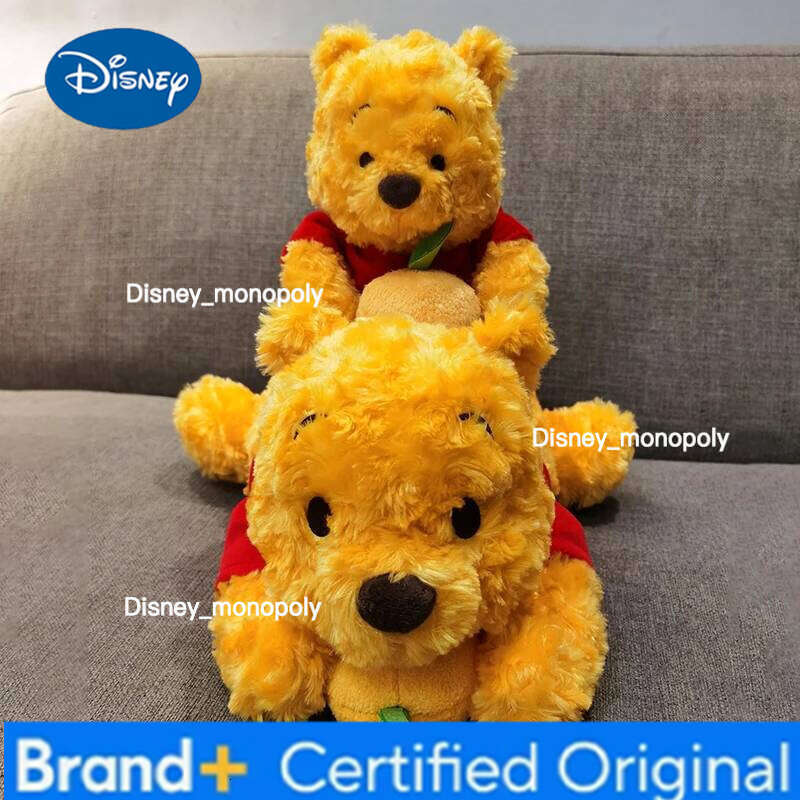 Disney 30/40cm Plush Toy Winnie The Tissue Box Kawaii Anime Sitting Plushie Doll Pooh Bear Stuffed Pillow Gift for Children H260126
