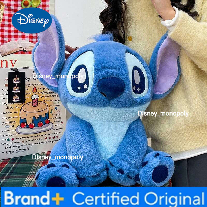 Disney 35-60CM Lilo and Plush Anime Cartoon Stuffed Xmas Kawaii Stitch Doll Plushie Kids Birthday Cute Toys Gifts H260126