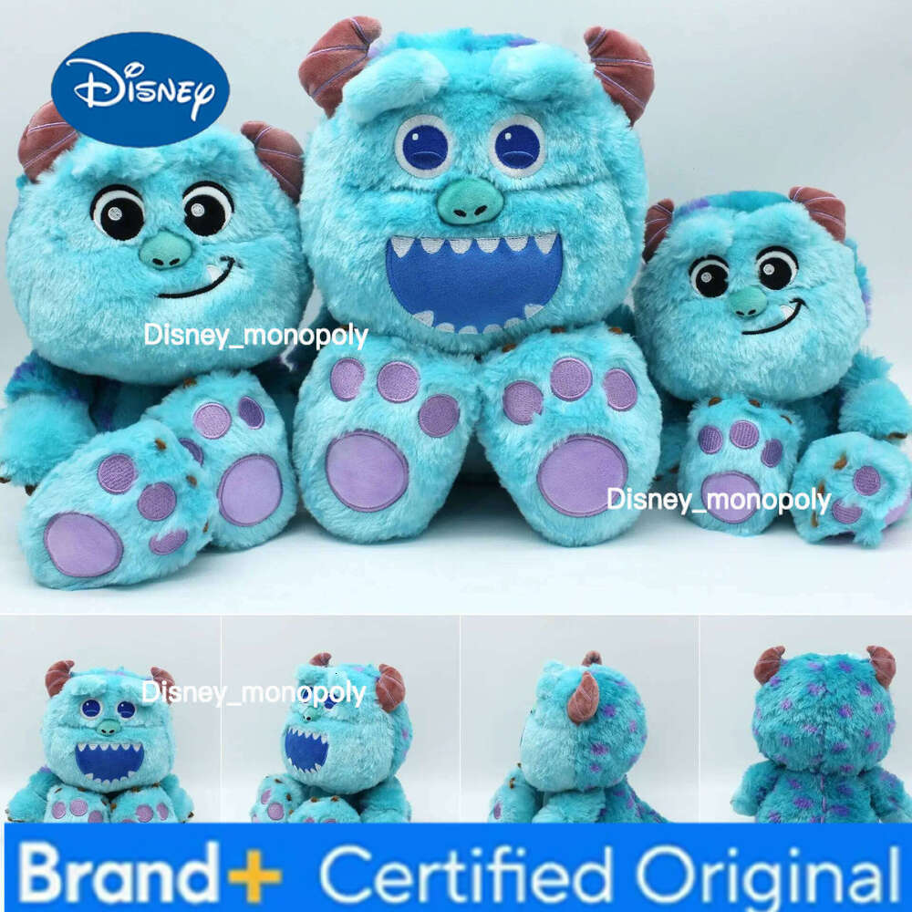 Disney Monsters University Sitting Plush Toys Sulley Sullivan Stuffed Animals Soft Kids Doll Children'S Birthday Festival Gifts H260126