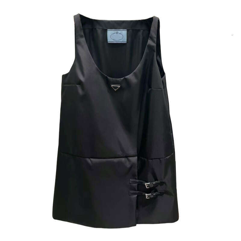 High quality triangle new sleeveless backless slim fit 2026 multifunctional shoulder strap dress black