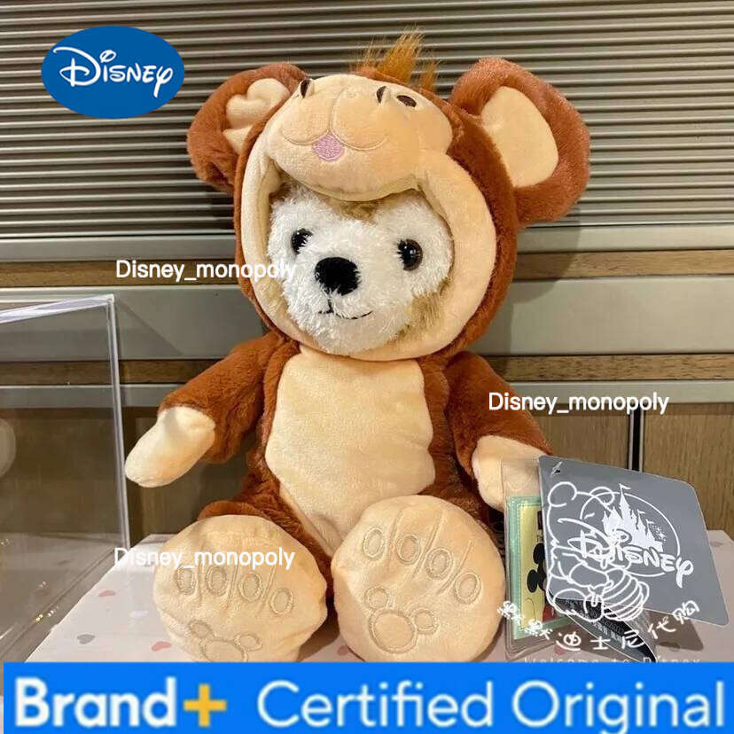 Disney Zodiac-themed Plush Toys: Rat, Rabbit, Sheep, Tiger, Dragon, Pig, and Duffy, Dress-up Dolls, Birthday Gifts H260126