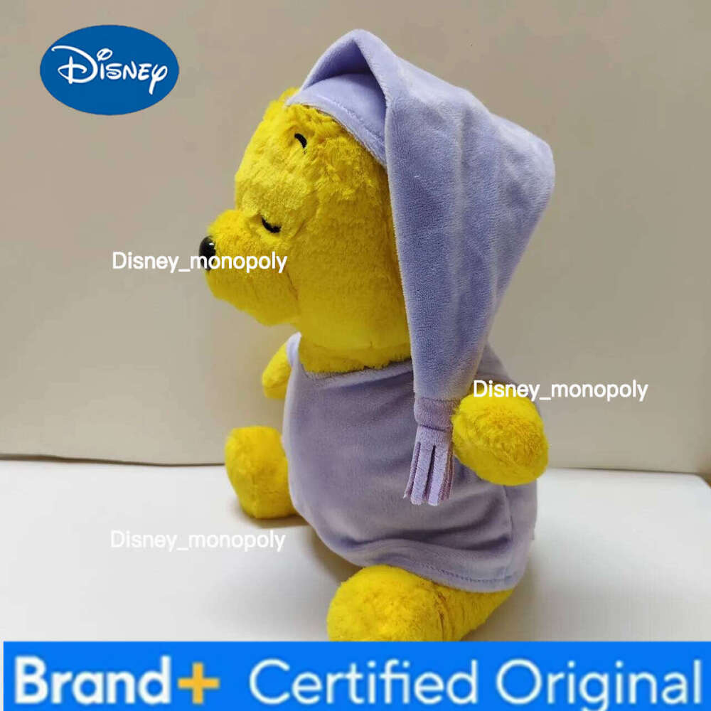 Disney 30cm Series Bear Stuffed Toys Kawaii Pajamas Winnie the Pooh Plush Dolls Gifts for Children Kids H260126