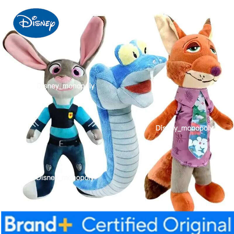 Disney hot toy Cartoon Anime Movie Zootopia 2 Plush Judy Bunny Doll Nick the Fox Soft Stuffed Animals Toys Kids Xmas Gi H260126