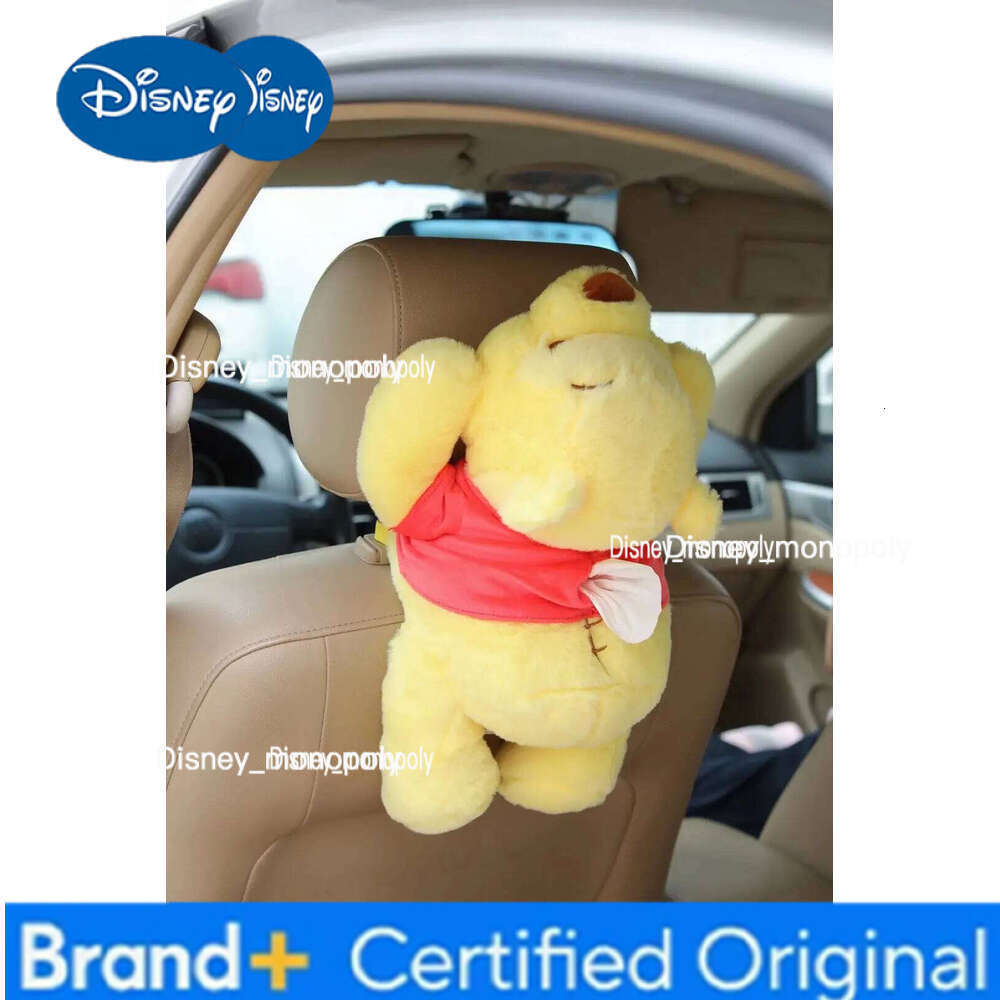 Disney Winnie the Pooh Plush Kawaii Bear Tissue Box Lovely Car Decor Stuffed Doll Animal Sofa Cushion Bedside Pillow Gift for Girl H2601261