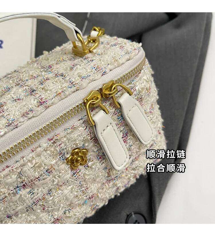 High Quality Trendy Checked Women Bag New Fashion Chain Crossbody Brand Designer Handbags and Purses Small Shoulder Bags XJ260125