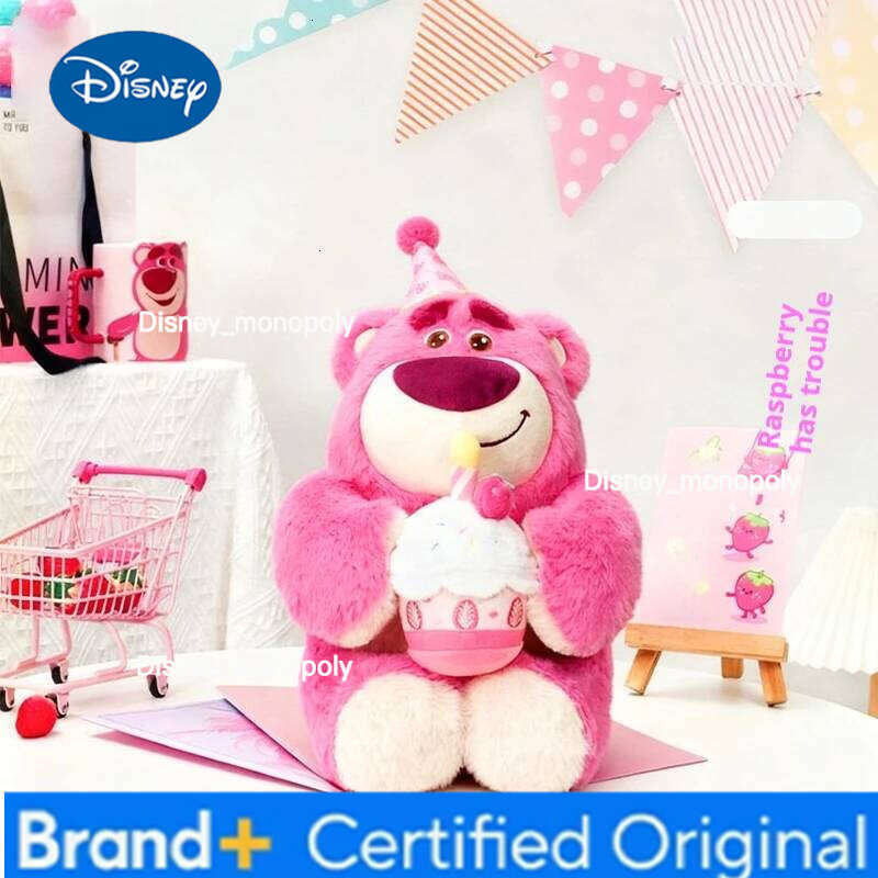 Disney Pixar Lotso Music Plush Toy Fill Doll Super Soft Cute Children'S Home Decoration Pillow Girl'S Birthday Gift H260126