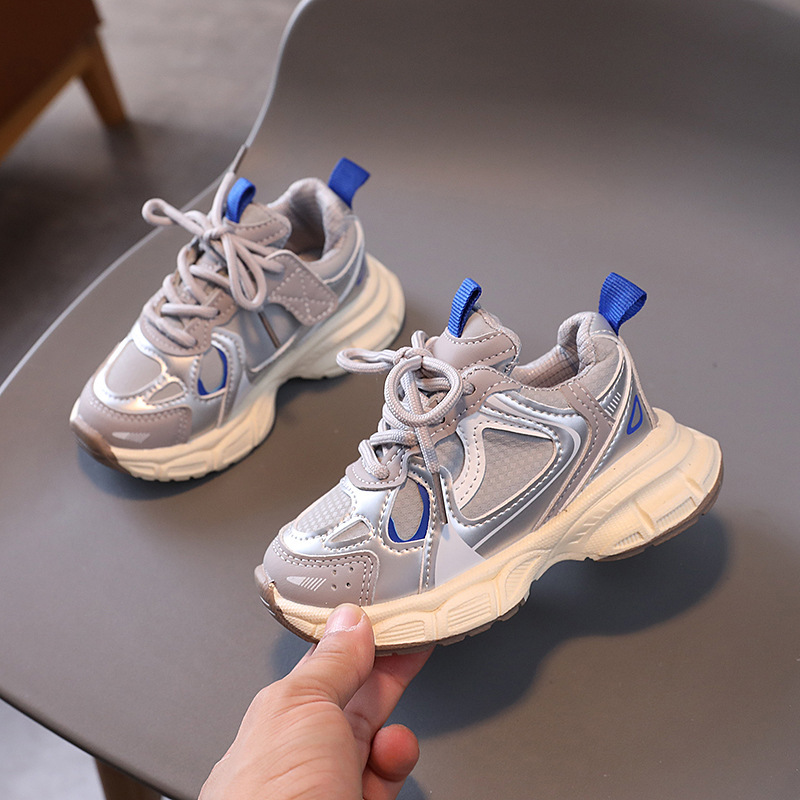 Free shipping 2026 Spring and Autumn New Children Sports Shoes Soft soled Non slip Casual Running Shoes for Boys and Girls