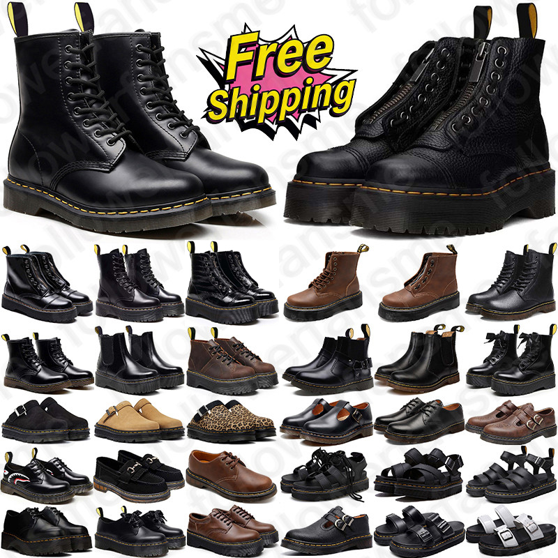 Free Shipping Designer boots martin booties Shoes for mens womens winter Autumn bottes heel botte black leather sneakers luxury over the knee snow high platform