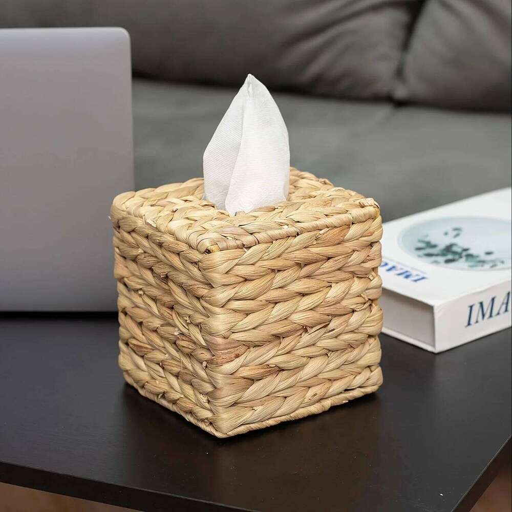 Tissue Bohemian Style Box Holder Decorative Handkerchief Cube Suitable For Bathroom And Desktop Storage Shelf Basket