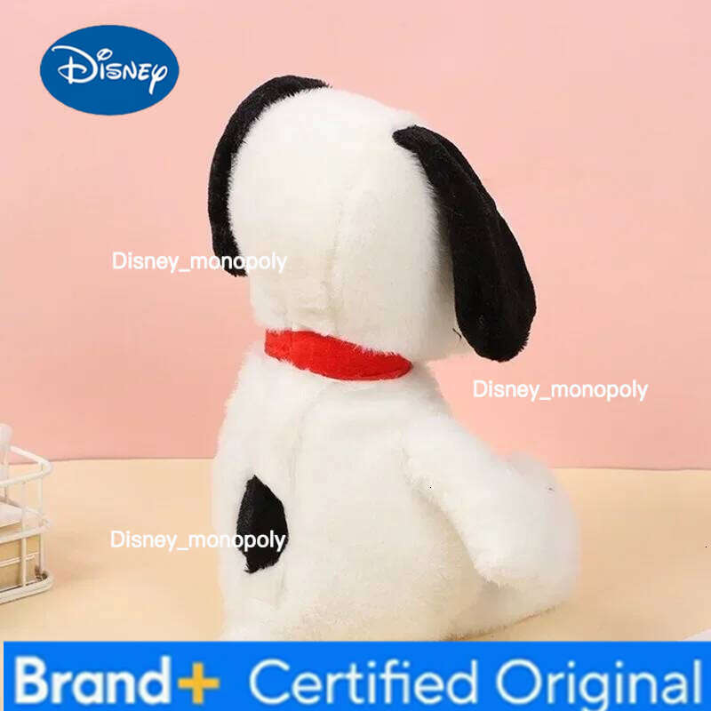 Disney Breathing Soothing Snoopy white dog Plush Sleeping Companion Music and Light Doll Sensory Stuffed Toy Kids Gifts H260126
