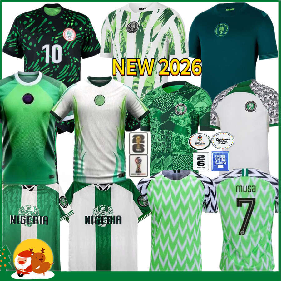 Nigeria Jersey 2024 2025 2026 IHEANACHO AINA Retro Soccer Jerseys National Team 24 25 26 27 SIMON OMERUO A. IWBOI Pre-match Suit Maillot Football Shirts Tops kids kits
