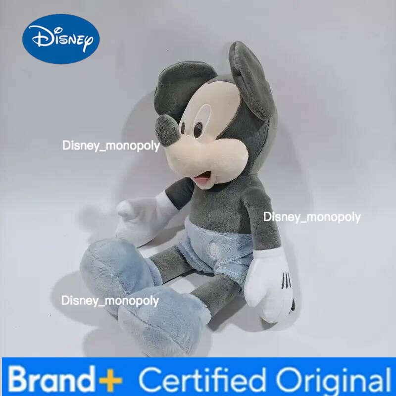 Disney In-Stock 35cm Classic Retro Mickey Minnie Mouse Plush Toys Stuffed Soft Doll For Boys And Girls Birthday Gift H260126