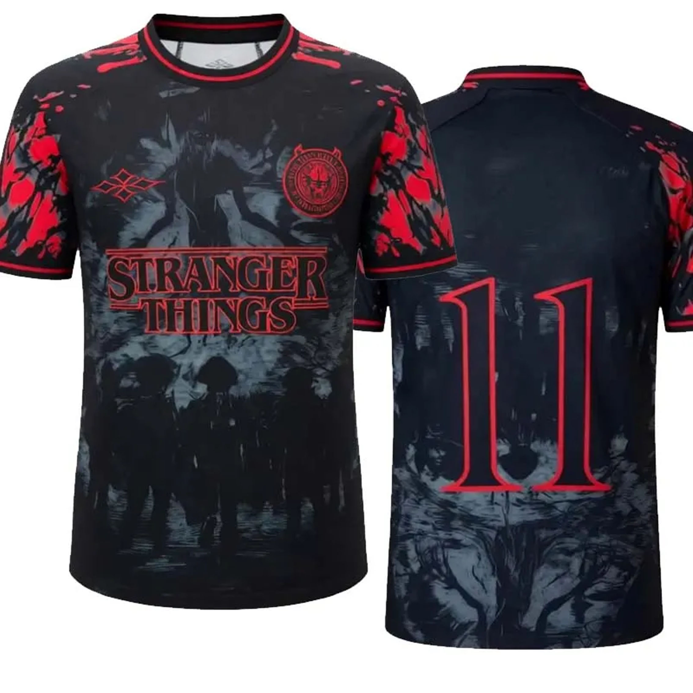 2026 Stranger Things The Hellfire Club Hawkins Jersey SOCCER Stranger Things Concept Kit by Vatioz.Football Shirt Men Kids kit