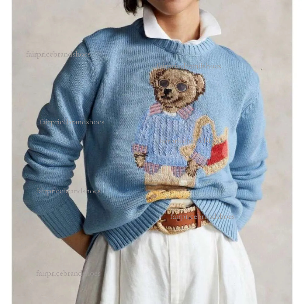 Ralps Laurent Mens Jumpers Designer Pullover Cotton Polo Embroidery Long Sleeve Casual Bears For Women Ralphlarenity Men Sweater 540