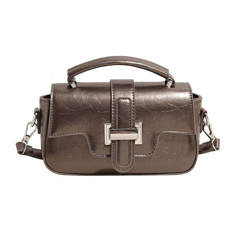 1pc Retro Handbag for Women in Winter Simple Yet Stylish Small Square Single Shoulder Crossbody Bag XJ260125