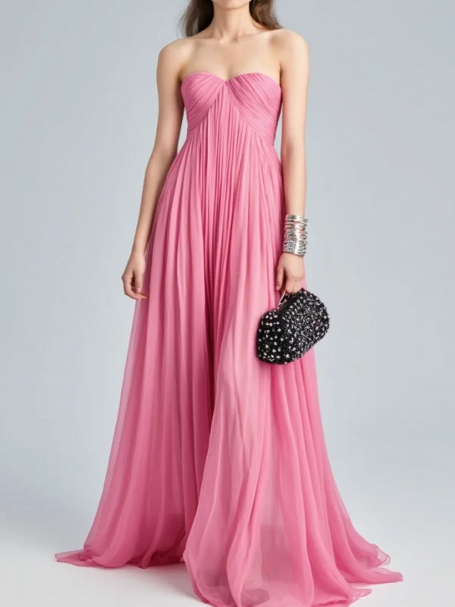 Elegant Pink Prom Pageant Dress Sweetheart Off the Shoulder Pleats Tulle A-line Birthday Evening Formal Party Gowns Gala Robes De Soiree