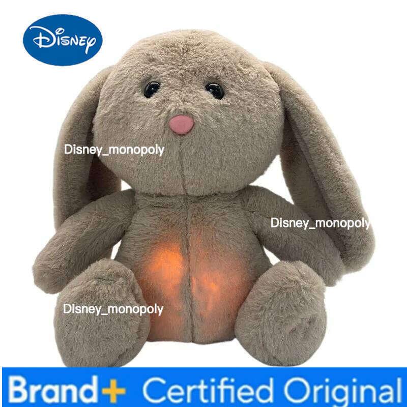 Disney Hot Sell Glowing Breathing Cute Animal Sleep Soothing Cartoon Children's Bedtime Soft Sleeping Plush Doll H260126